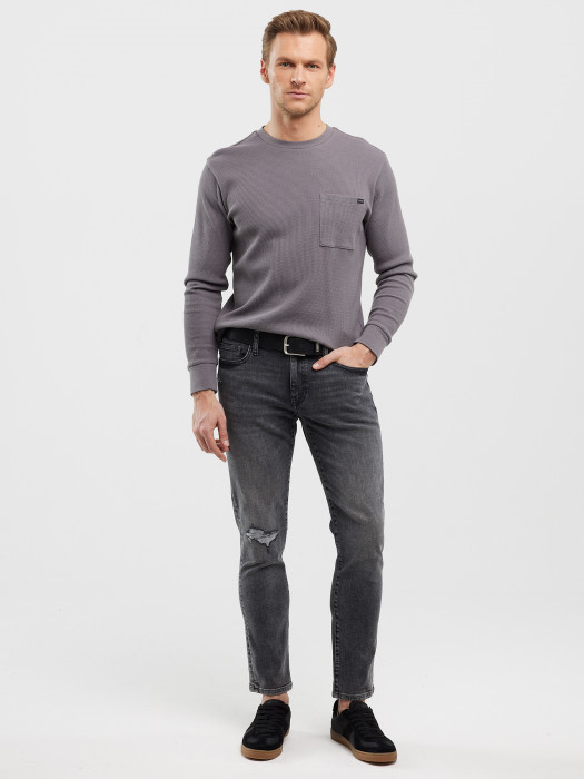 Pánske nohavice denim JEFFRAY CROPPED 898